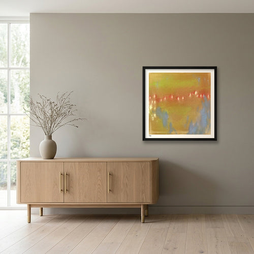 Meadow Meeting — 50×50cm, 20×20" Black Frame